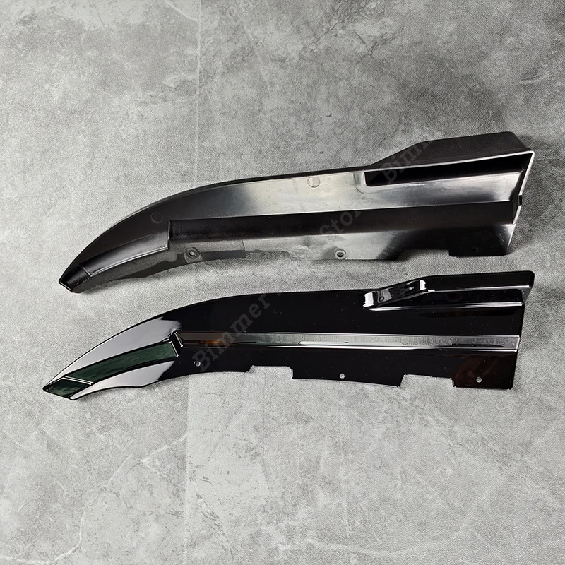 BMW 4シリーズ用のリアバンパープロテクター,光沢のある黒いチューニング,4ドア,g24,g26,420i, 430i, i4,m50,4ドア,2021-2023