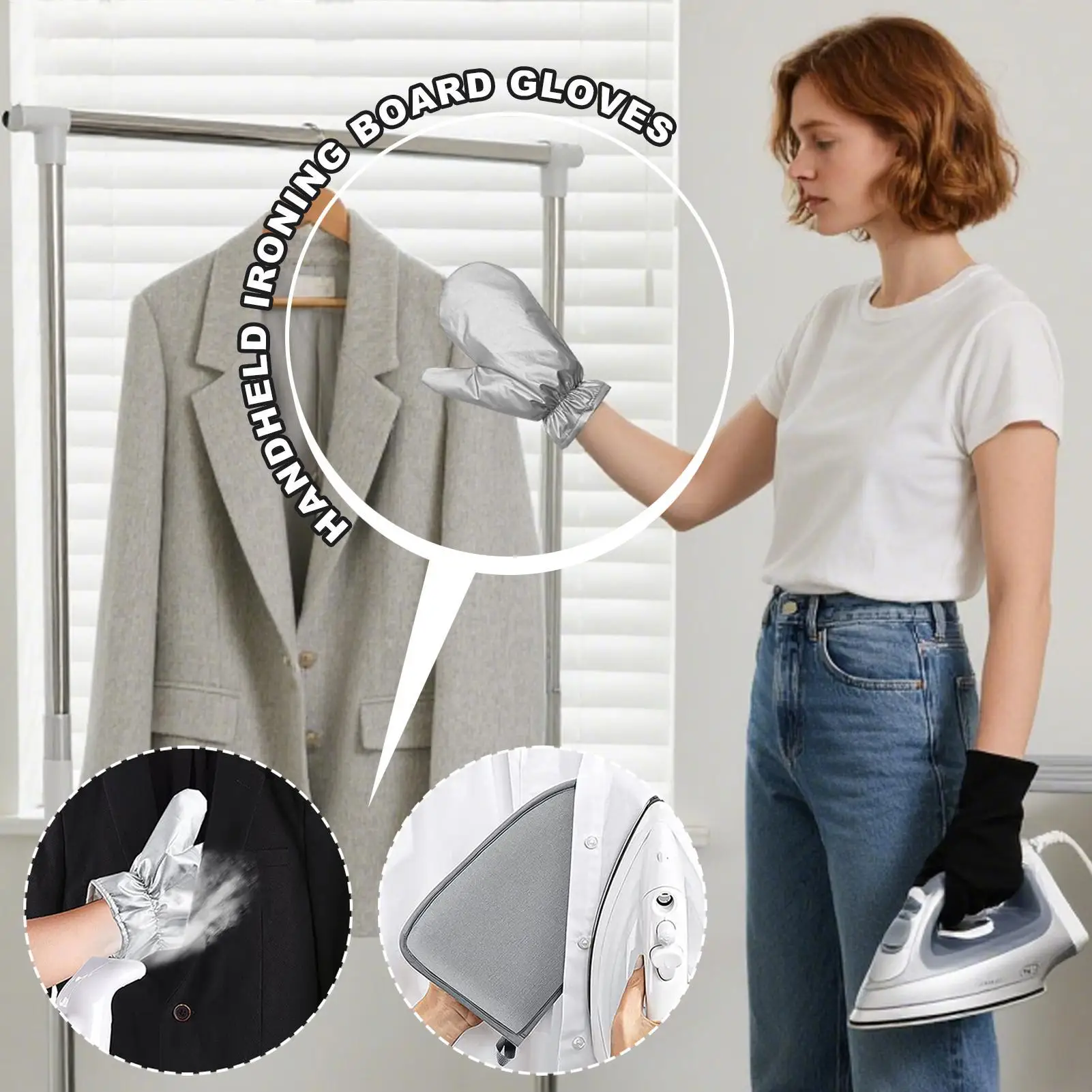 

Отпариватель для одежды, гладильные перчатки, термостойкие утюги для одежды, варежки, аксессуары для отпаривателей для профессионалов, домашние средства для сухой очистки