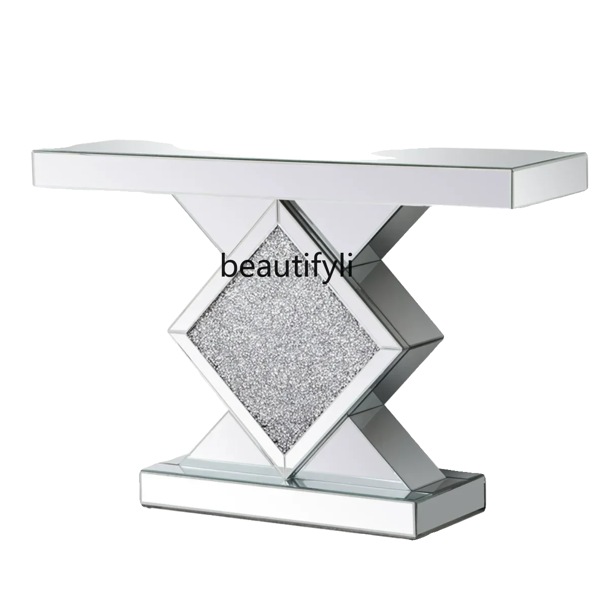 

pg46European-style mirror entrance table, hotel clubhouse display table, entrance table, foyer entrance desk