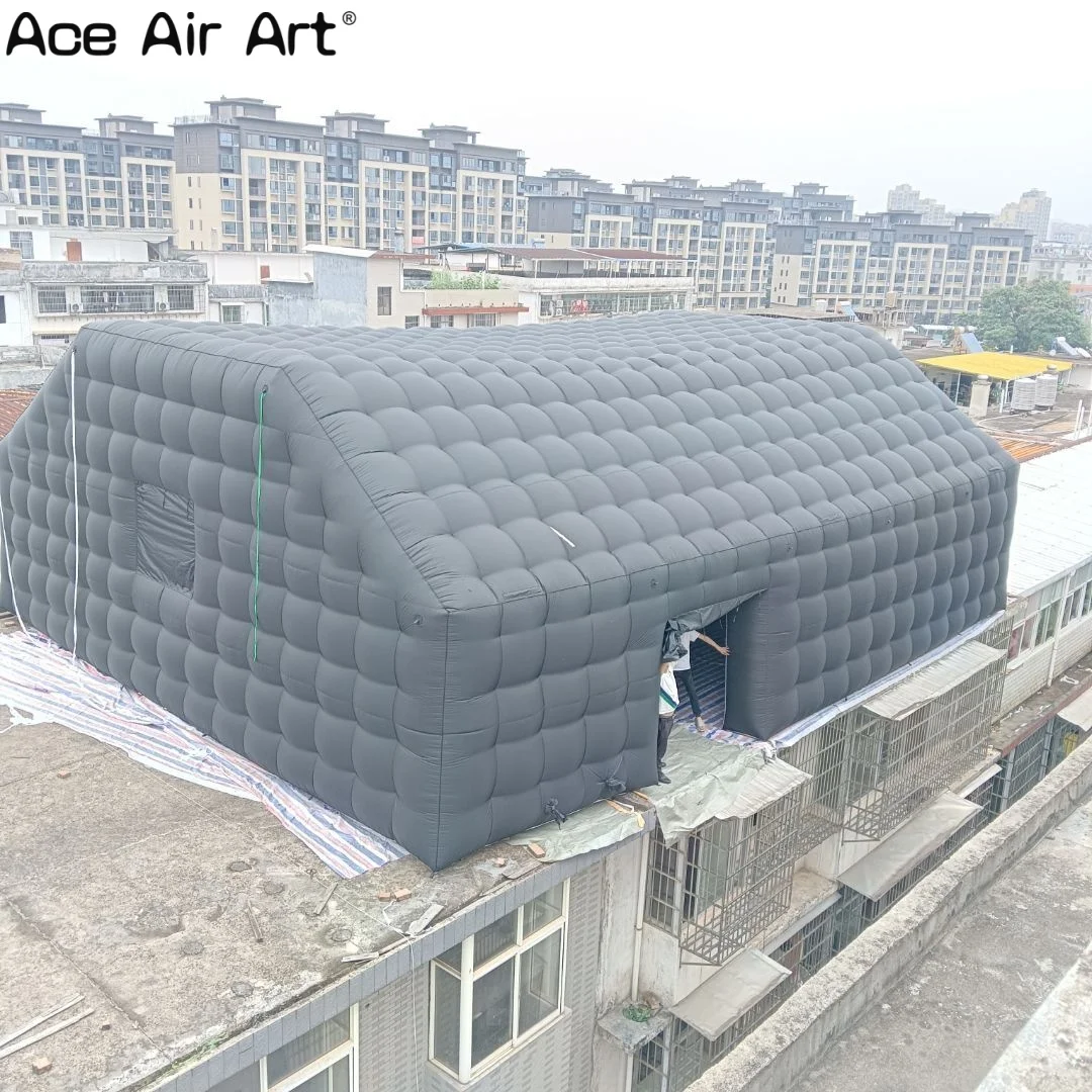 Barraca inflável da boate, grande barraca inflável da festa da propaganda do diodo emissor de luz exterior para DJ, eventos, atividades de casamentos e shows comerciais