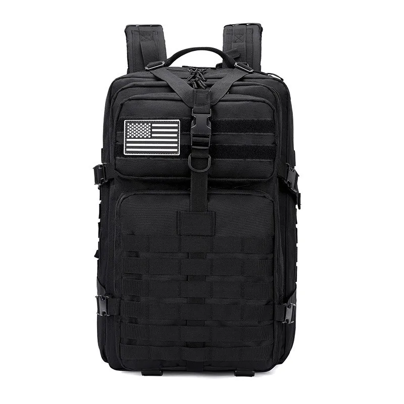 50L Elite Tactical Backpack 3X Stronger Work Military bag Resistant Heavy Duty Grid Large capacity partitioned emergency package