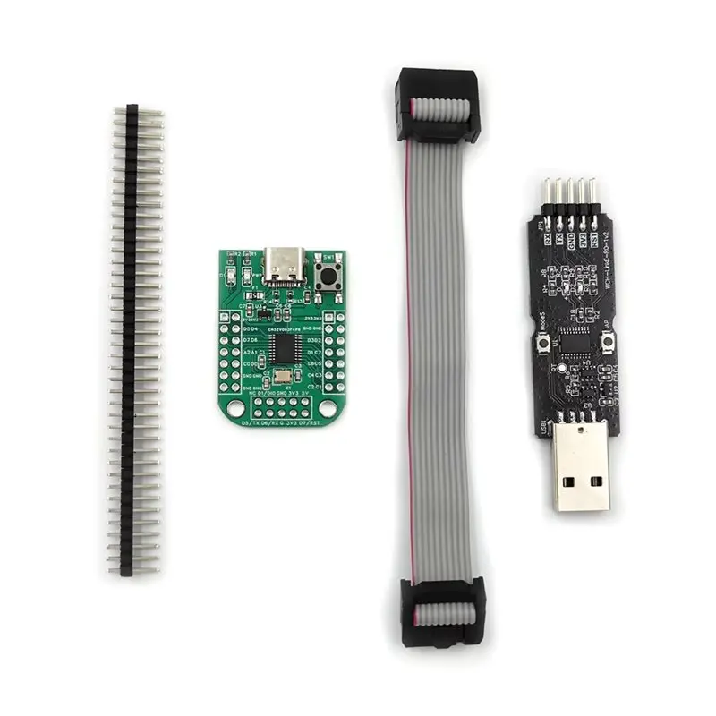 

【День отца】Плата разработки MCU RISC-V2A CH32V003F4P6 EVT, система 1-Wire SDI, основная частота 48 МГц, WCH