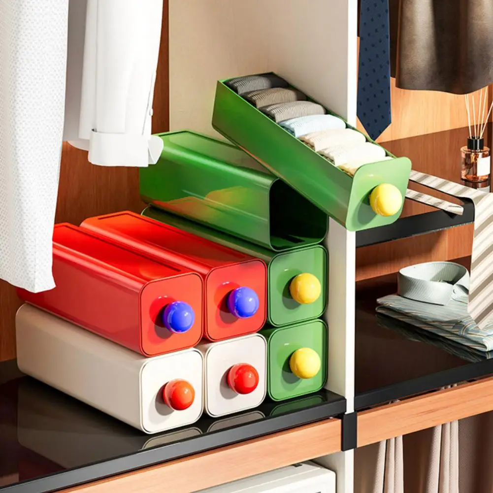 2025 صندوق تخزين الجوارب سعة كبيرة جدار جبل المنظم حقيبة للتخزين صندوق عرض تخزين الملابس الحل صندوق منظم #2