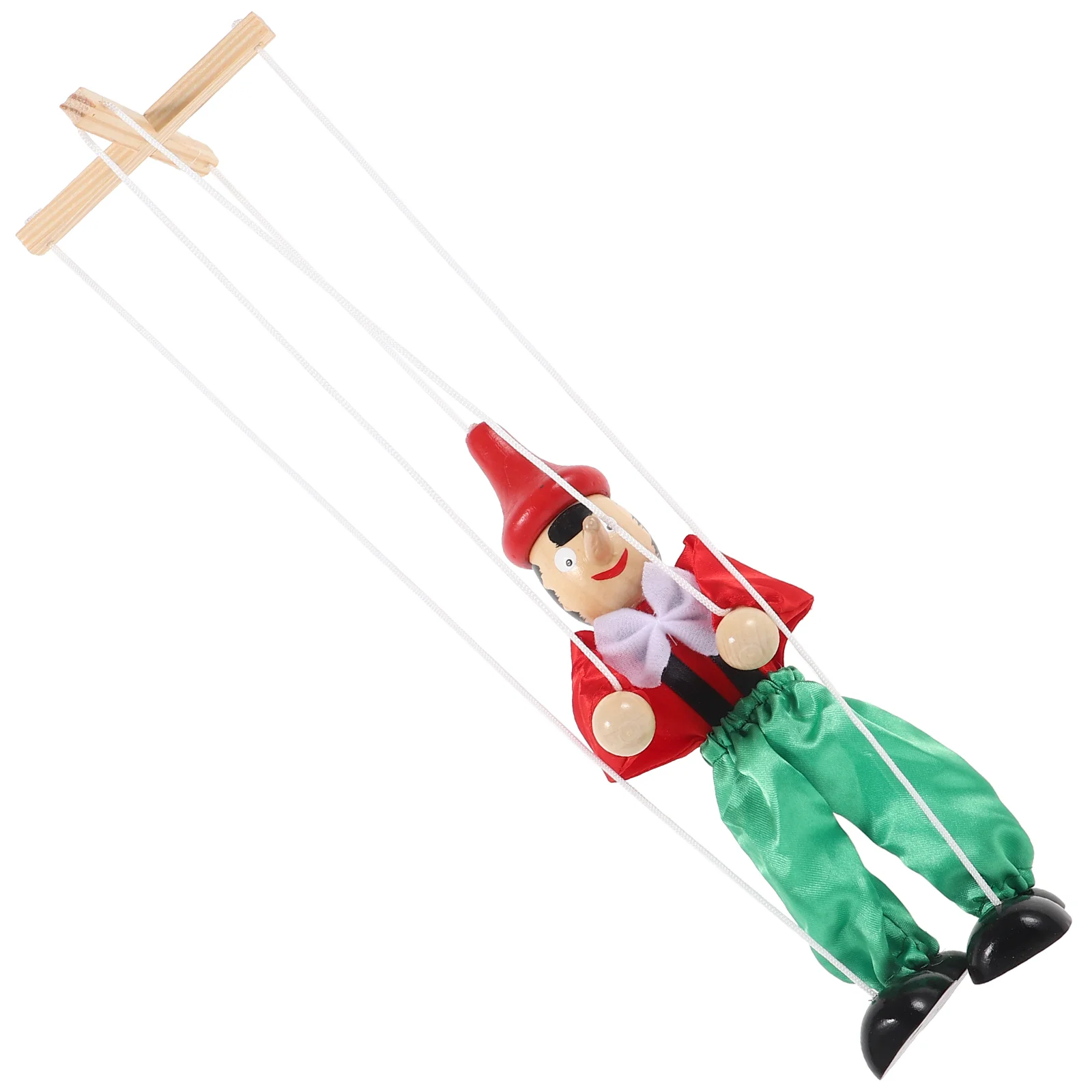 String Marionette Puppen für Clown Spielzeug Lustiges Spielzeug Rollenspiel Puppenkunde Party Peg Figuren