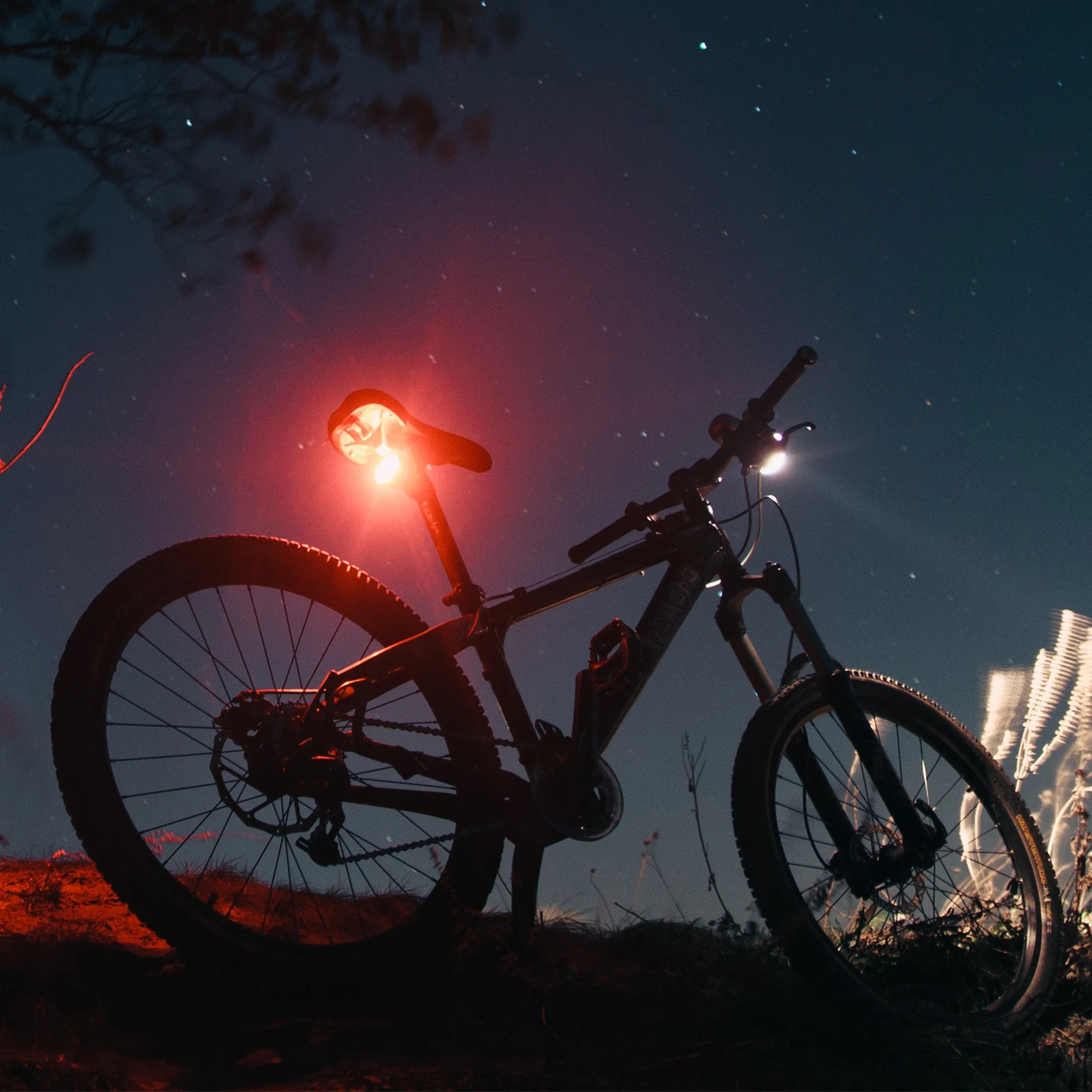 Rockbye-luz trasera LED para bicicleta, resistente al agua IP65, recargable por USB, lámpara de Ciclismo de noche, accesorios para bicicleta