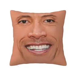 The Rock Dwayne Meme Pillow Case Sofa Modern Cushion Cover Square Pillowcase