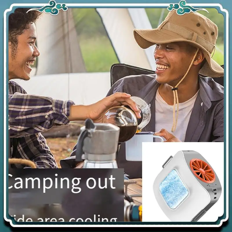 

Reliable Outdoor Portable Waist Fan Hanging Neck Fan Strong Wind Forsports Outdoor Working