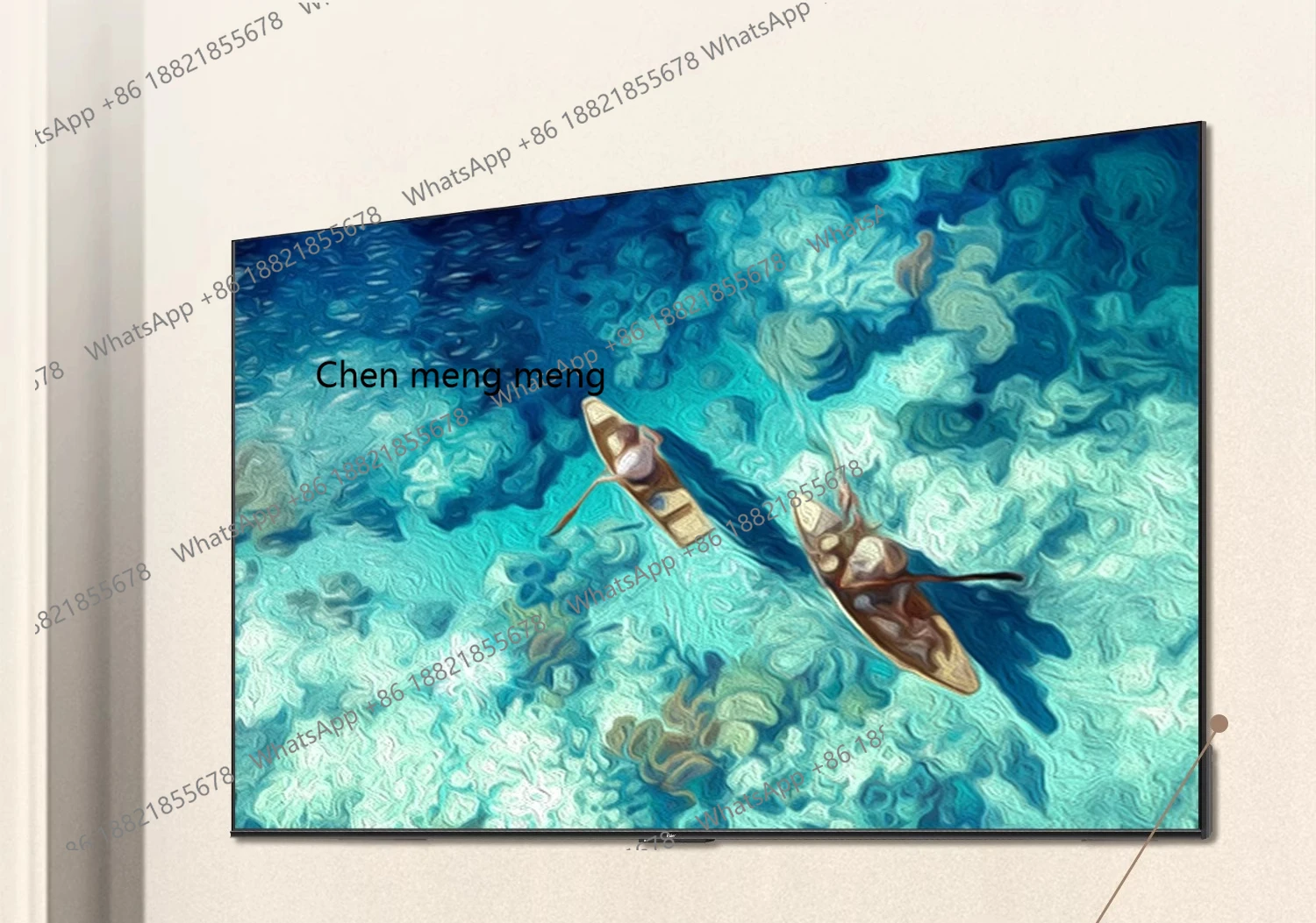 TV 65-inch ultra-thin AI TV LCD high definition voice remote control home