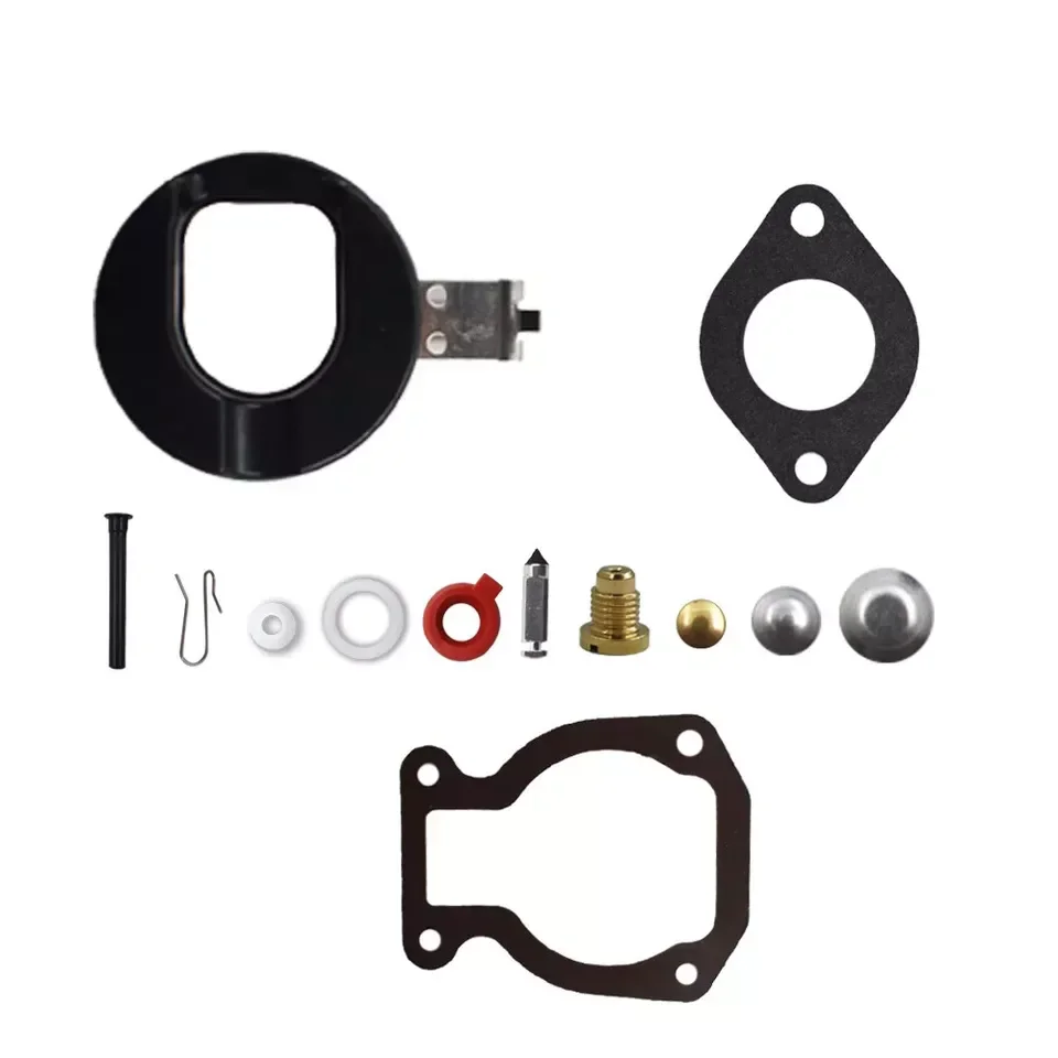 SSTT Johnson Evinrude 4-15  Carburetor Rebuild Kit 398453-EMP New Outboard Carbs Kit with Float for  Engine Carbs W/ F