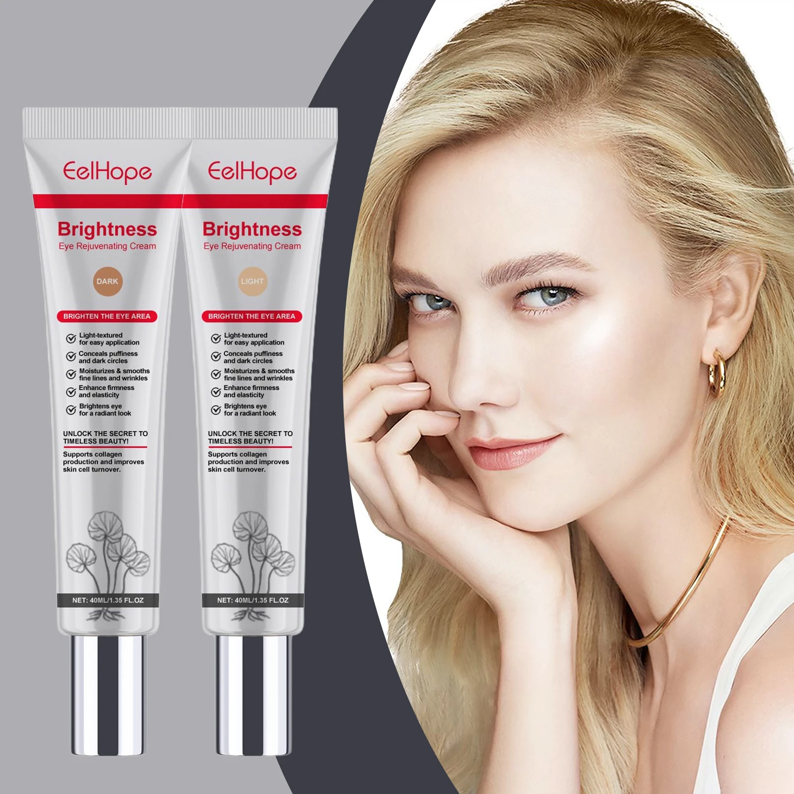 

40ml Eye Concealer Hydrate Sensitive Skin Improved Dullness Around Eyes Lightweight Delicated Undereye Care Remove Dark Circles