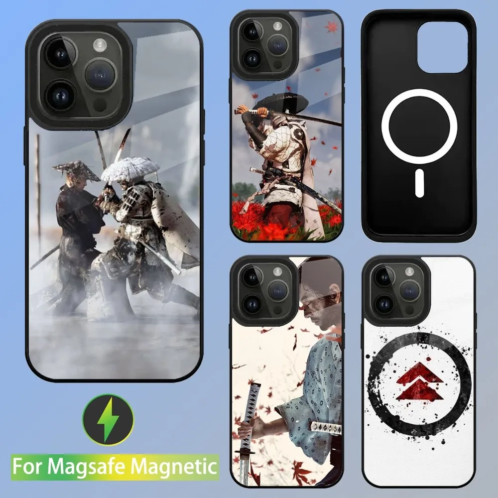 

Ghost of Tsushima Phone Case For iPhone 15,14,13,12,11,Plus,Pro,Max Mini Magsafe Magnetic Wireless Charging