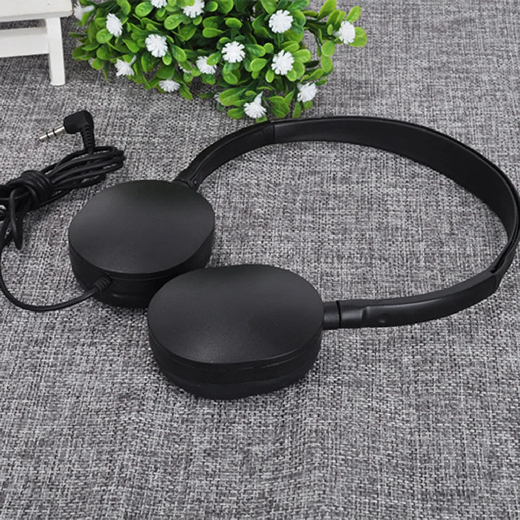 Drátová náhlavní 3 5mm herní počítač sluchátka sportovní mobilní telefon MP3 notebook head-mounted sluchátka