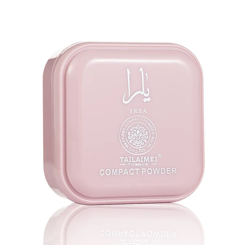 TLM – gâteau en poudre nacrée Double couche, 32g, correcteur longue durée à commande d'huile, maquillage éclaircissant