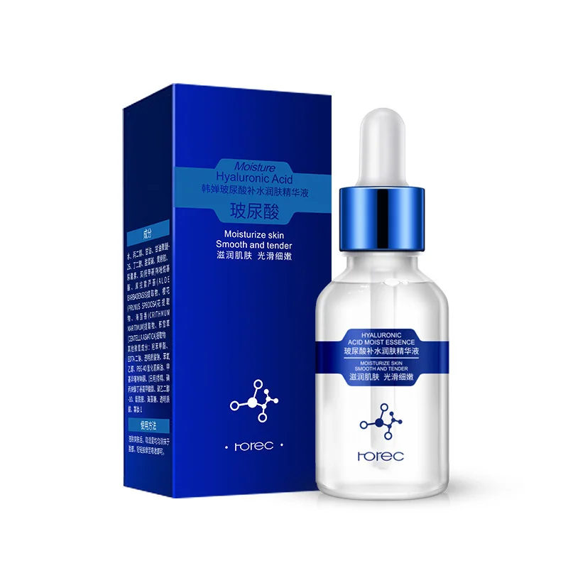 

HANCHAN Hyaluronic Acid Essence Face Serum Skin Care Freshing Moisturizing Hydrating Face Care Serum 15ml
