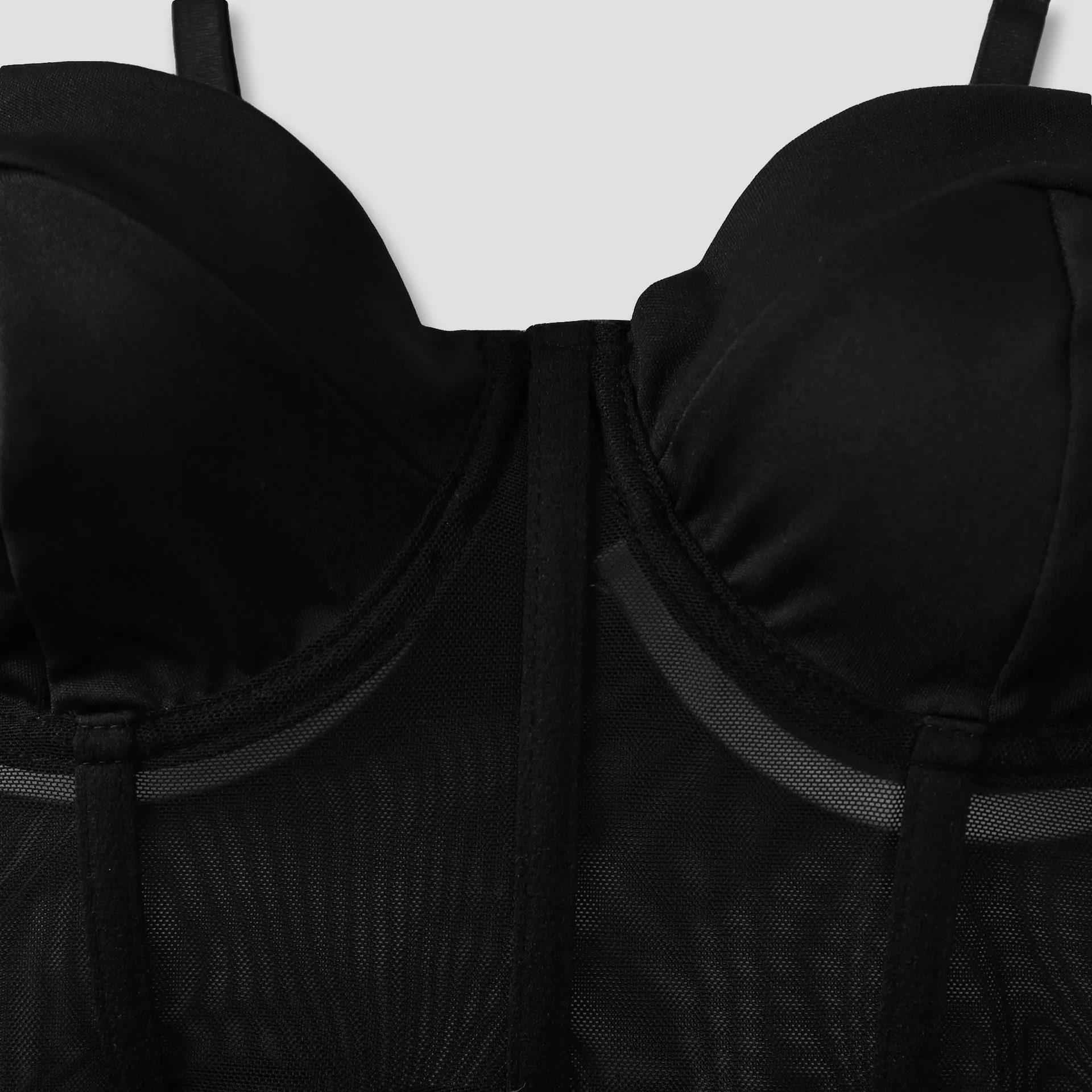 Vestido Sexy Corto sin Tirantes con Diseño de Espina de Pescado para Mujer, Color Puro, Cintura Alta, Tejido de Poliéster, Ve...