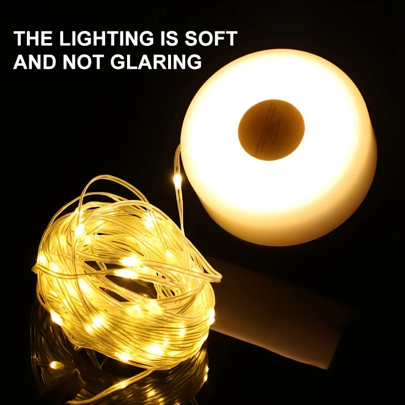 Outdoor Camping Light String Outdoor Garden Courtyard Terrace Party Essentials Hanging Portable LED Decorative Lights