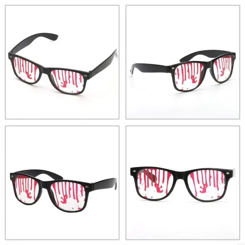 H58E Vicios sangue respinados por óculos halloween copos decorativos festa festa