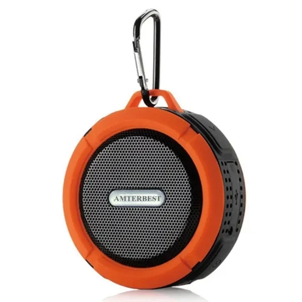 Portable Waterproof Outdoor Wireless Bluetooth Speaker C6 Sucting Computer Mobile Phone Adsorption Mini Soundbar Support TF Card