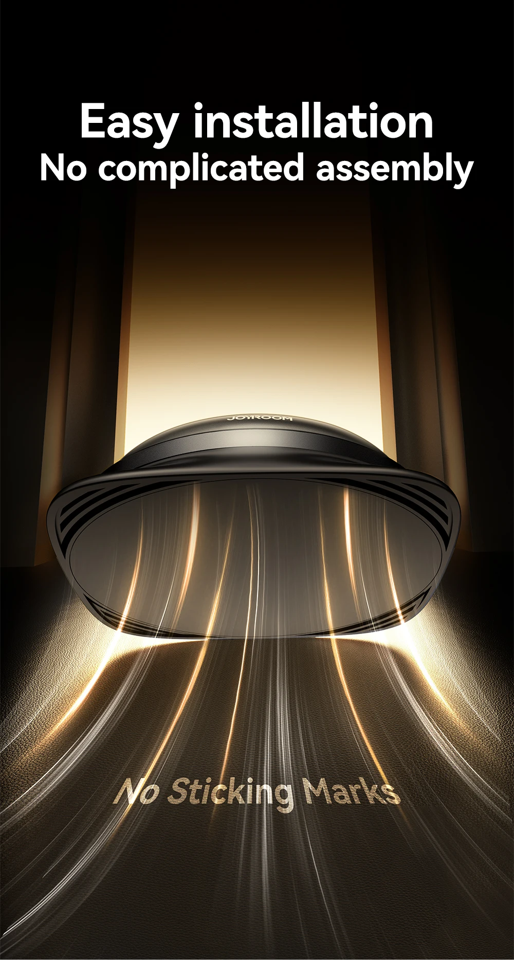 Joyroom Armaturenbrett Autotelefonhalter Universal 360° ° Rotations-Silikon-Telefonhalterung, Einhandbedienung, Telefonhalter für den Einsatz im Auto – Detail 6