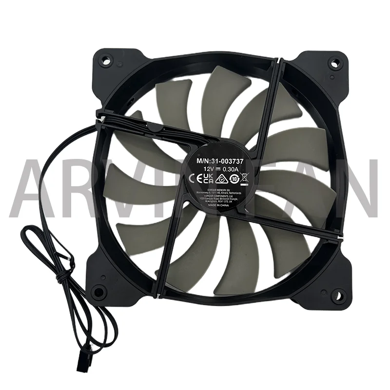 Imagem -05 - Ventilador Silencioso Original para Caixa do Computador 14cm dc 12v 140 mm 0.30a Psu 870rpm 140x140x25 mm A1425l12s2