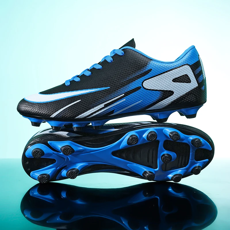 

Men Football Shoes TF/AG Comfortable Professional Soccer Shoes Cleats Quality Indoor Non Slip Grass Training Football Field Boot