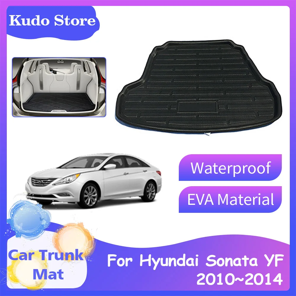 

Car Trunk Mats for Hyundai Sonata 6 i45 YF 2010~2014 Space Decoration Rear Cargo Boot Liner Cushion Storage Pad Tray Accessories