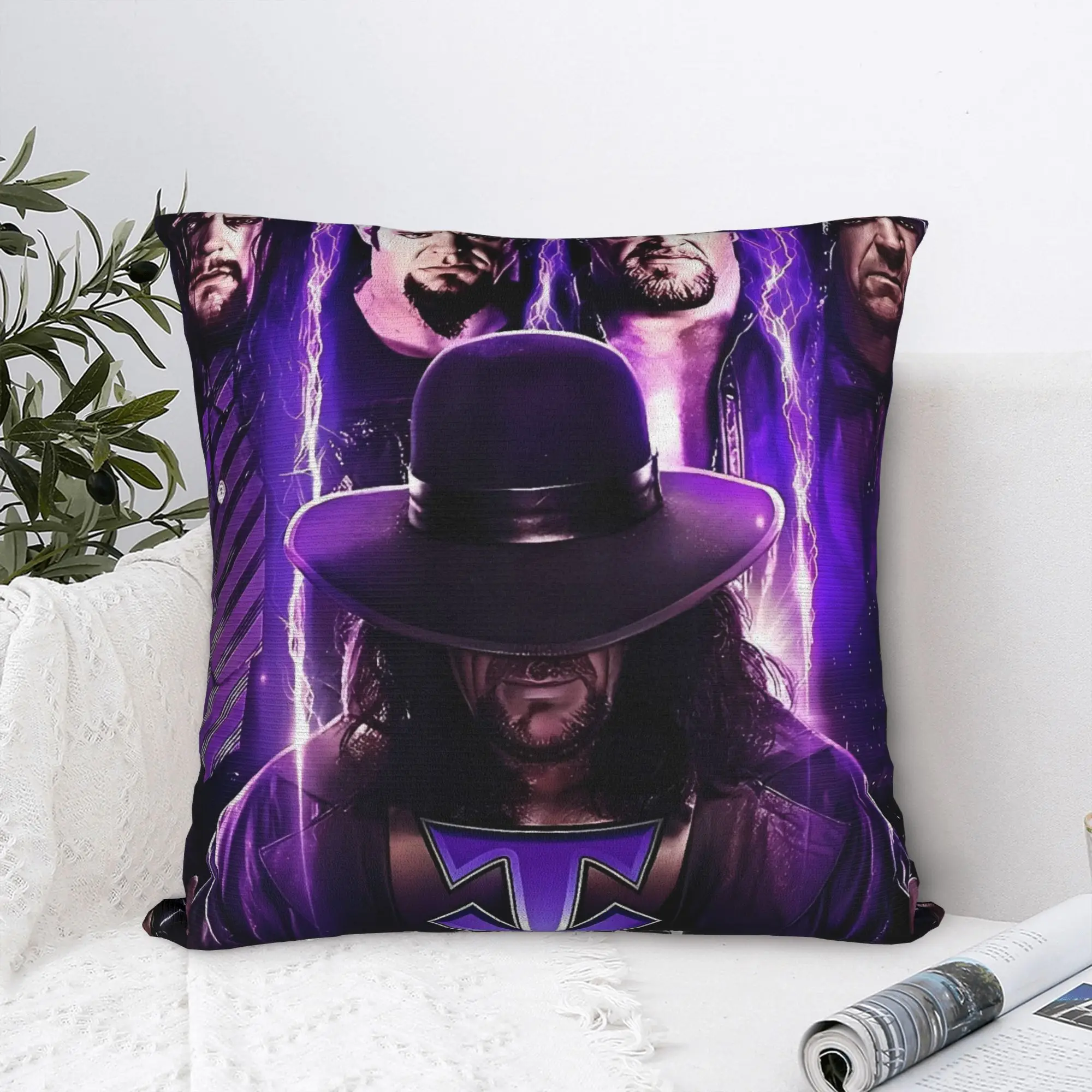 Pillow Cover The Undertaker Wrestling   Morden Pillow Case For Sofa Car Home Decor Pillowcases