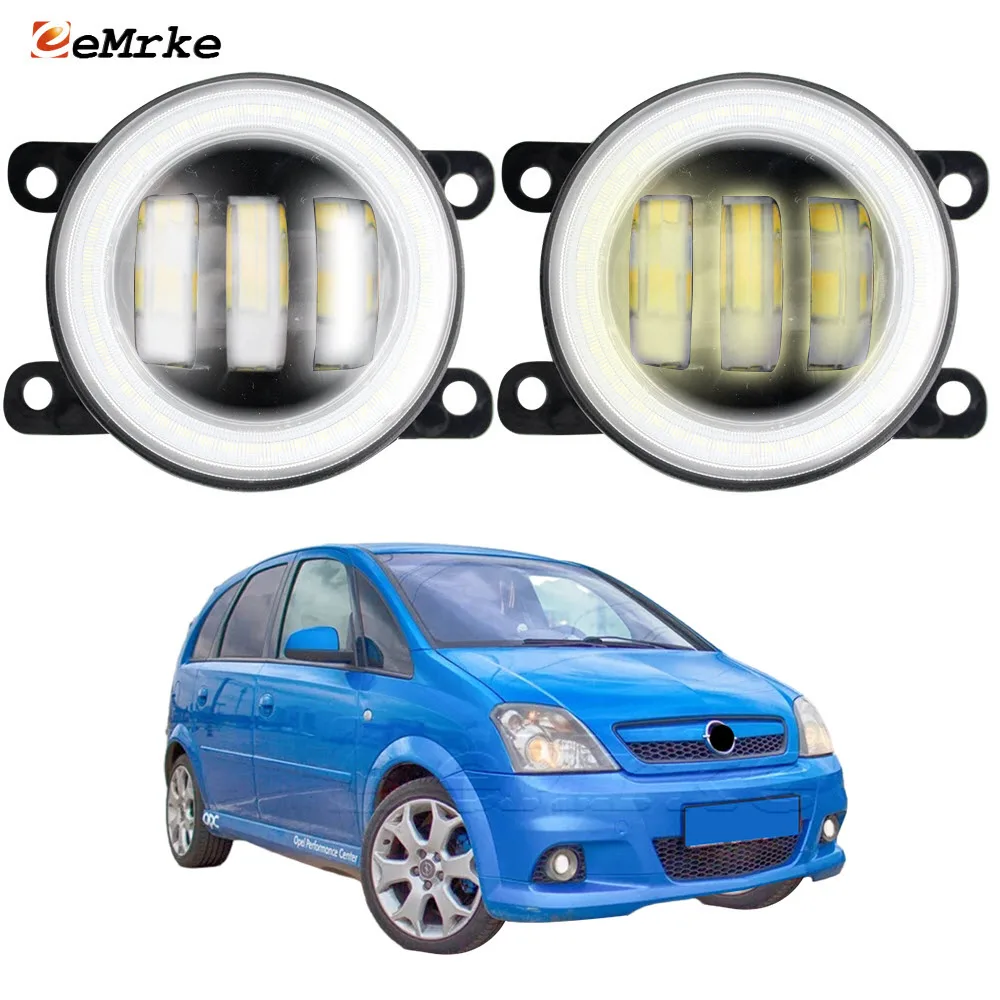 

Led Angel Eye DRL for Opel Vauxhall Holden Meriva OPC VXR A 2006 2007 2008 2009 2010 Car Fog Lights Head Lamp Lens Day Light