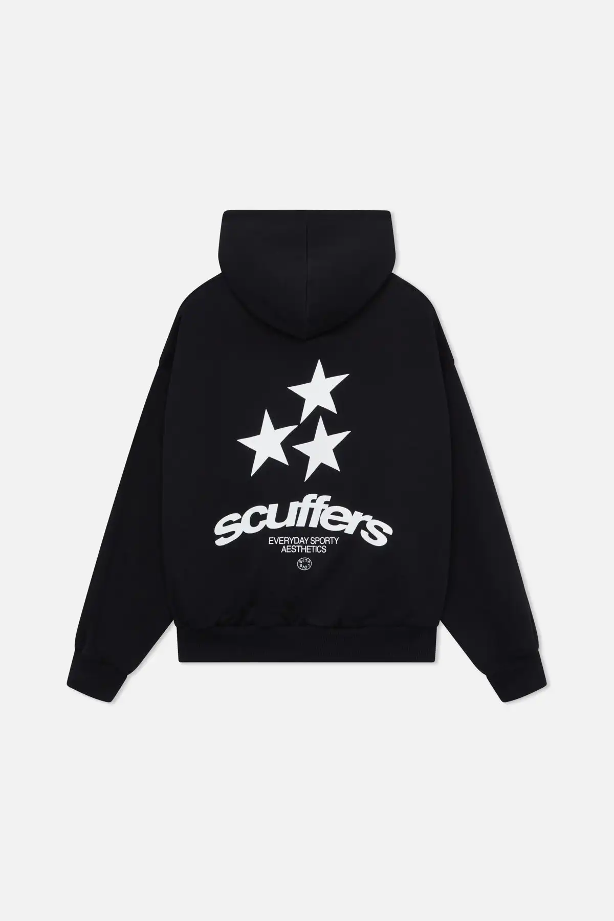 Harajuku scuffers stars print oversized hoodie goth streetwear gothic sweatshirts hoodies women american goth grunge y2k tops