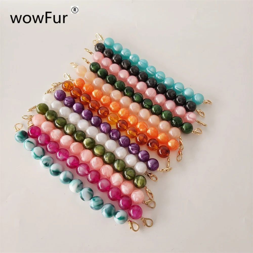 Marble Beige Pearl Beaded Handle Evening Wedding Dinner Clutch Bag Women Handbag Lady Fashion Classic Shoulder Mini Female Flap