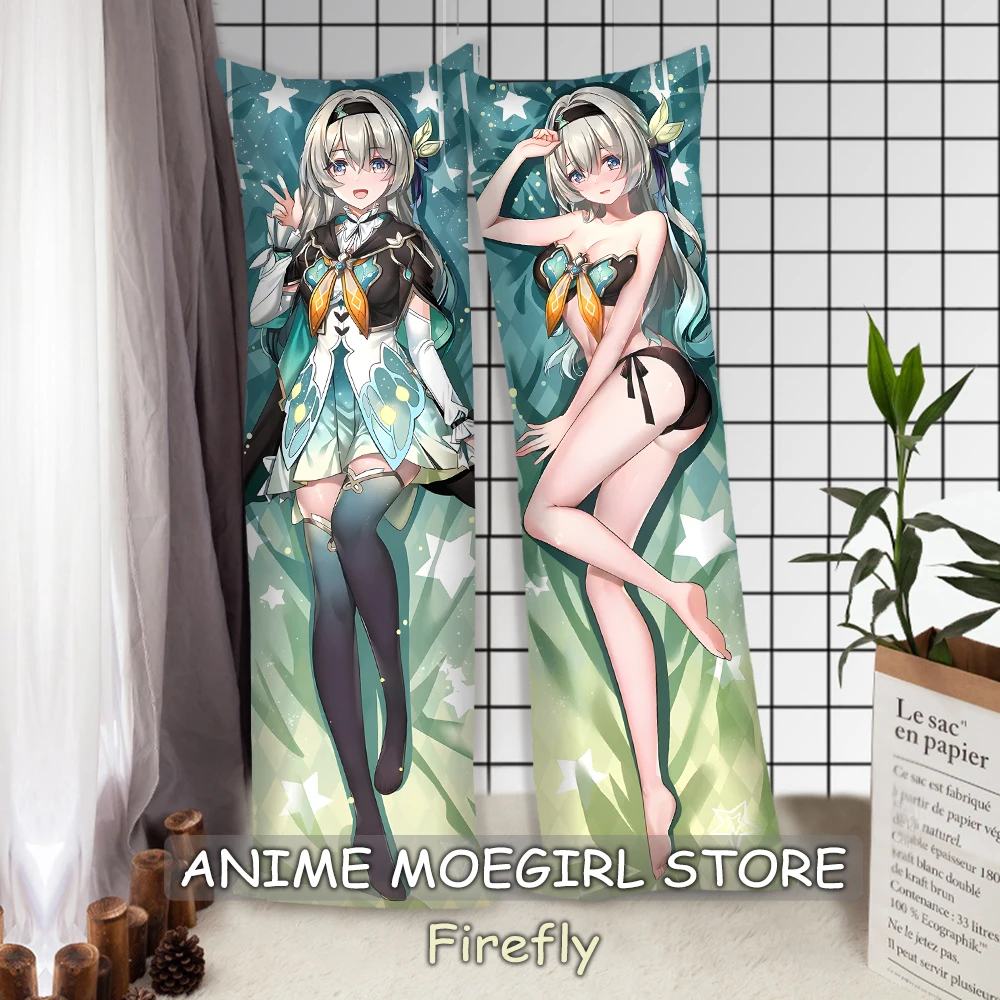 Anime Honkai Star Rail Firefly Bedding Pillowcase Dakimakura Scaramouche Cartoon Firefly Fullboby Pillow Cover Otaku Pillowcases