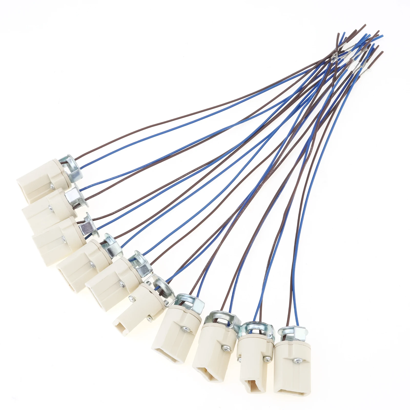 10 قطعة G9 ضوء لمبة المقبس السيراميك قاعدة مصابيح حامل موصل Led الهالوجين ضوء المصباح الكهربي حامل قاعدة