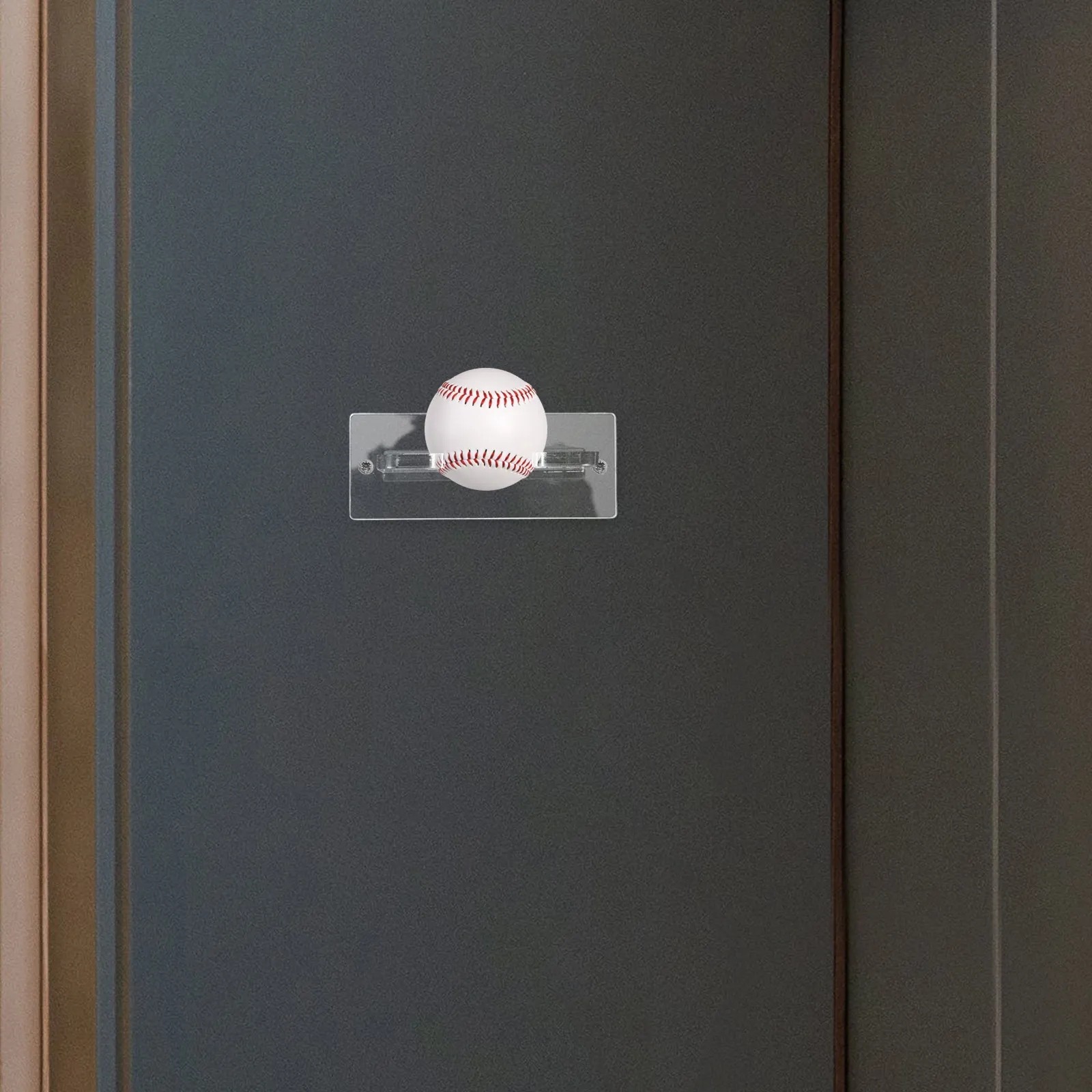 Acrylic Softball Bat Display Rack Wall Mounted Baseball Bat Holder Space Saving Vertical Stand Heavy Duty Clear Home Garage