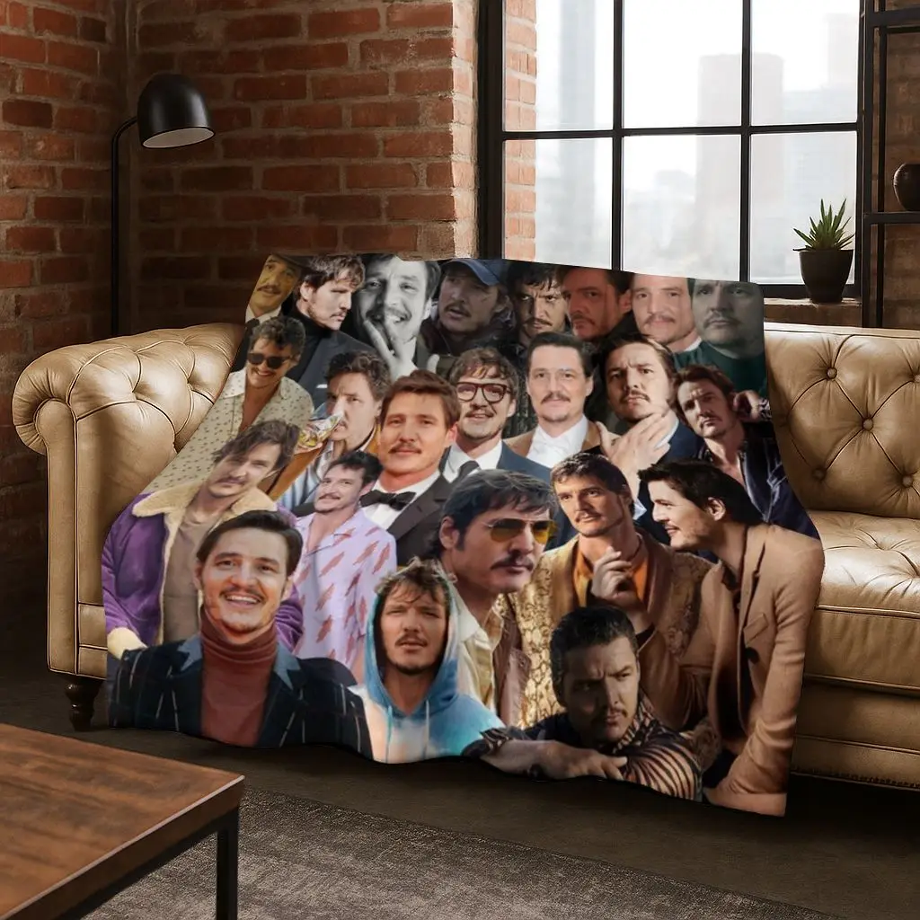 ثلاثية الأبعاد خوسيه بيدرو بالمسيدا باسكال ستار الفانيلا بطانية لينة بطانية دافئة لغرفة النوم غرفة المعيشة السرير السفر التخييم نزهة هدية