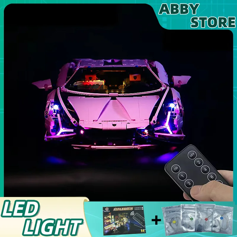 

DIY RC LED Light Kit For LEGO 42115 Technical Sports Car (Only LED Light,Without Blocks Model)