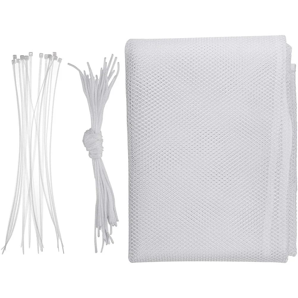 

Комплект защитной сетки для лестниц и балконов 3x0.9м, устойчивая к разрывам, для защиты детей и домашних животных