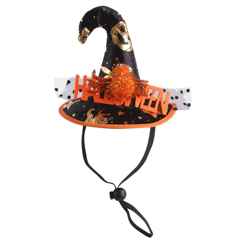 

Adorable Cat Hat Pumpkin Pattern Headdress Costume Litter Halloween Hats Decorative