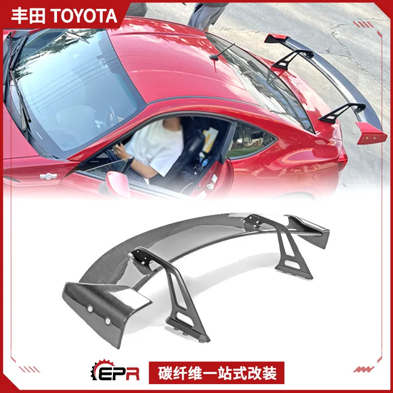 

Подходит для модификации Toyota 86 BRZ GR86, хвост из углеродного волокна на гусиной шее, модель AD GT, задний спойлер с фиксированным ветровым крылом