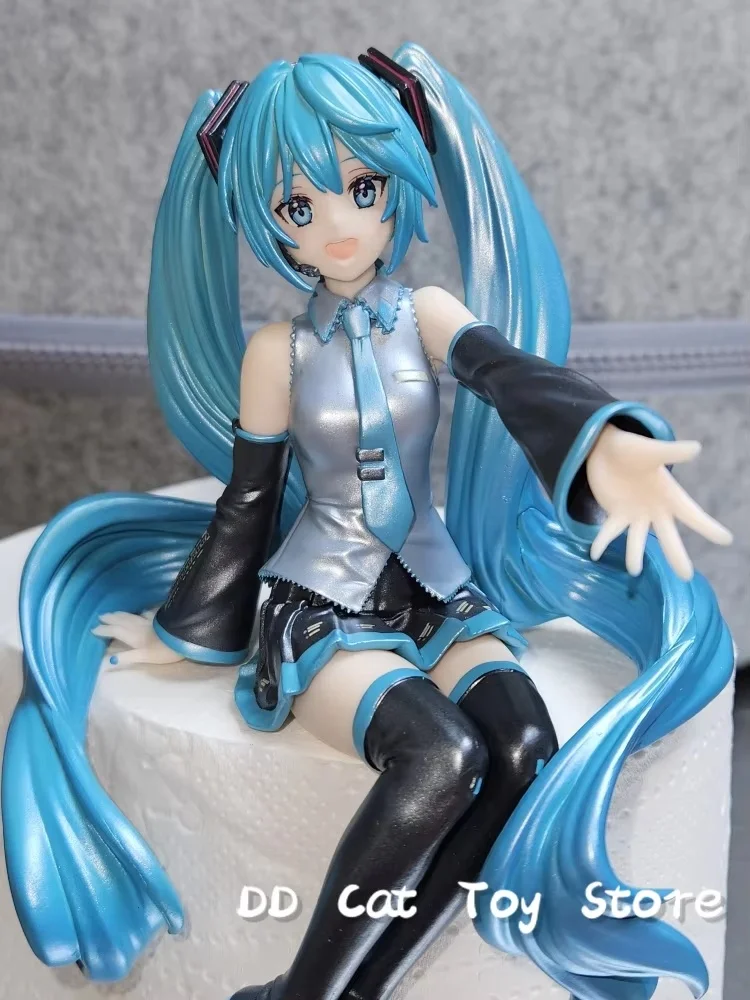 Genuine Furyu 14cm Hatsune Miku Nardack Action Figure Noodle Stopper Kawaii Hatsune Miku Figurine Collectible Toy Birthday Gift