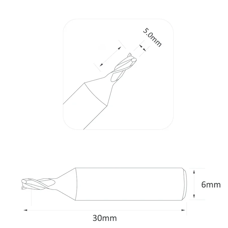 Silca Futura Cutter 03L 5.0mm Replacement Milling Cutter for Tubular Keys Locksmith Tools
