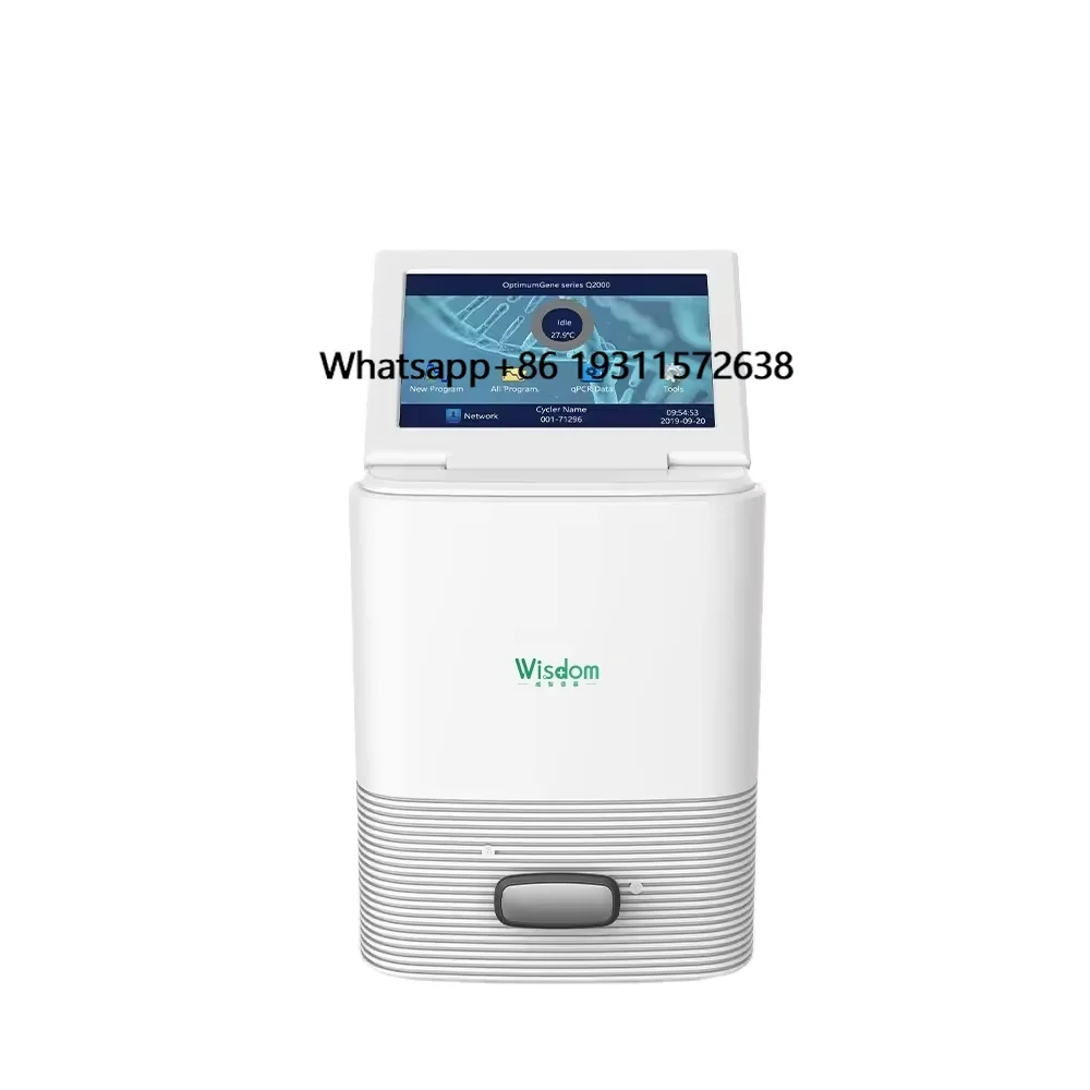 WISDOM 96 Wells Real-Time Detection 6 Channels Pcr System Laboratory Equipment Pcr Machine Thermal Cycler