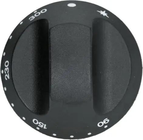 MARENO CM062401 BLACK KNOB 66 mm 90-300°C