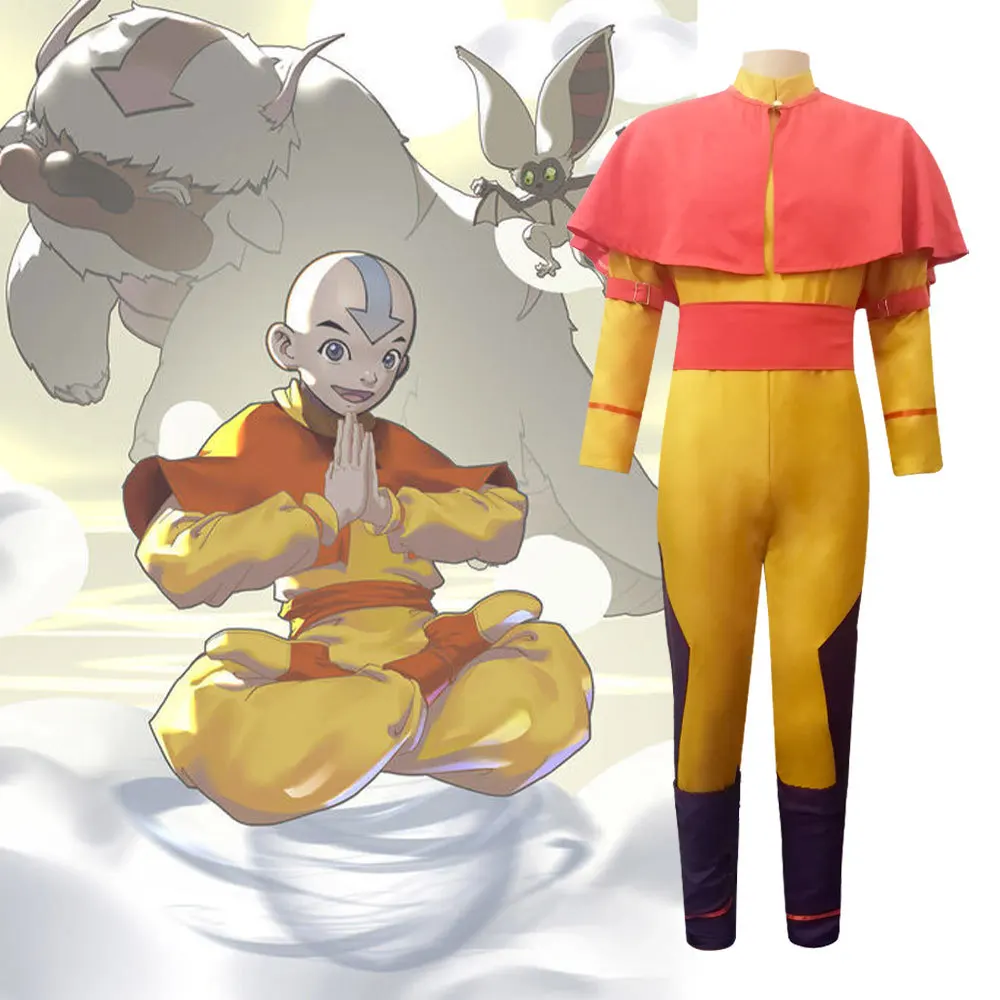 Disfraz de Cosplay de Bumian Ang del Avatar: La Leyenda de Aang