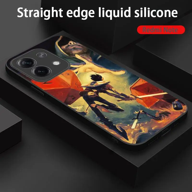 Чехол для телефона Dungeons Dragons dnd с узором для Xiaomi Redmi Note 13,12,11, 10 Pro Plus S, 5G, 12S, мягкий черный чехол для телефона