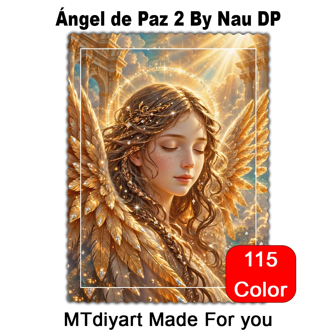 Ángel de Paz 2 By Nau DP 115 Colors 50x70 70x100 Diamond Painting - AliExpress 15