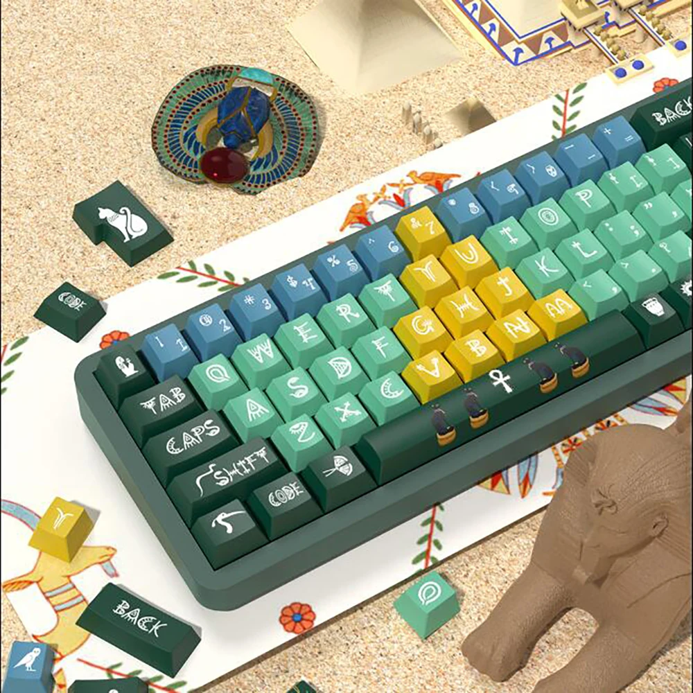 

Тематические кейкапы Original Cherry Profile, 138 клавиш, милые аниме-кейкапы из PBT, кастомные для механических клавиатур 61, 64, 68, 82, 84, 87, 96, 98, 100