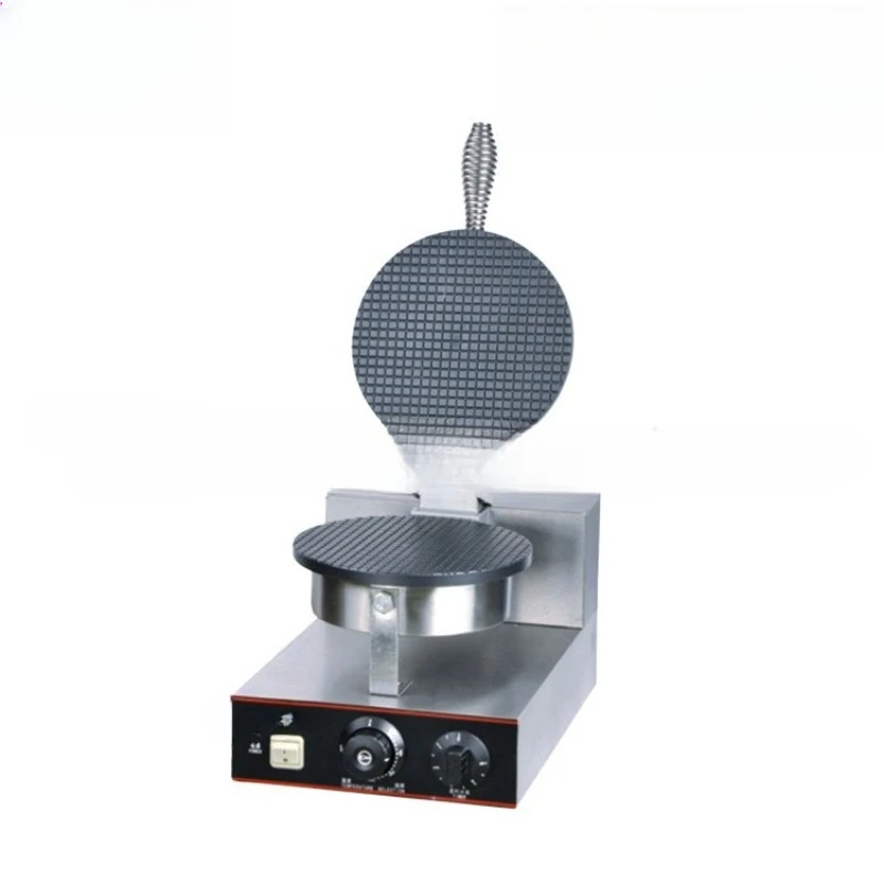 

Commercial electric ice cream skin single head double head waffle burner crispy machine non-stick coating muffin breakfast
