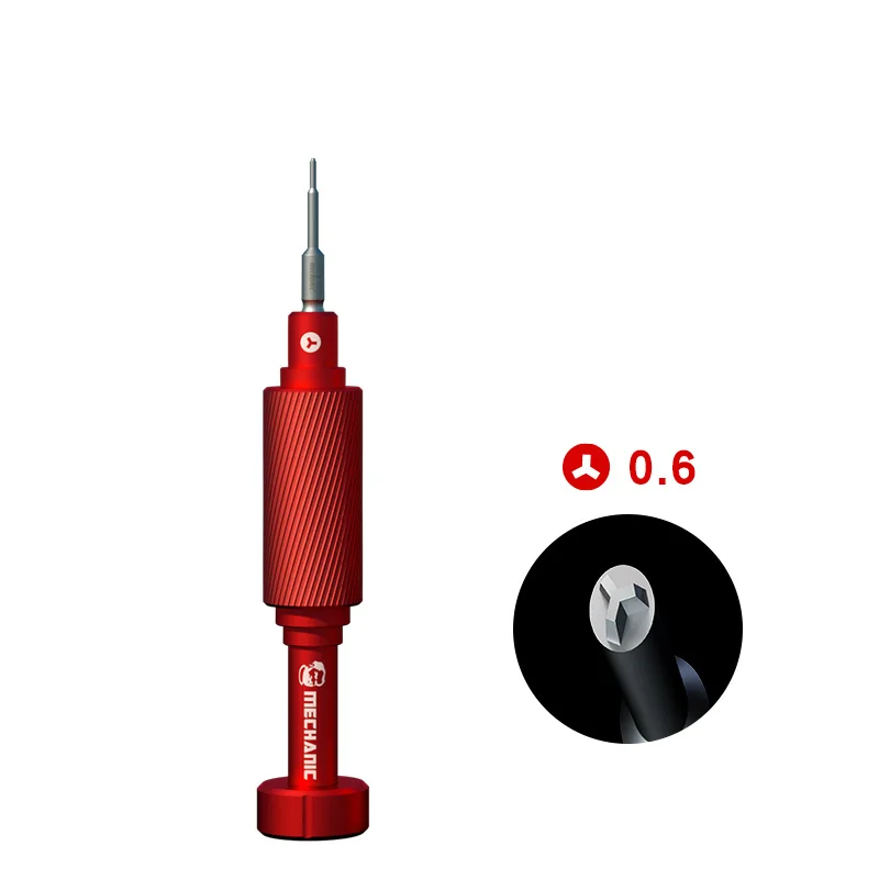 MECHANIC iShell 3D Red Magnetic Precision Screwdriver Set Anti Slip High Hardness Disassemble Tool for Mobile Phone Repair
