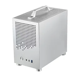 SGCC Portable Desktop Computer Mini Case SFF Small Form Factor Mini-ITX Computer Case