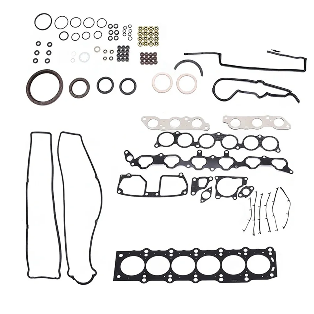 ชุดปะเก็นเครื่องยนต์ครบชุด สำหรับรถยนต์โตโยต้า อริสโต แชสเซอร์ เครสต้า คราวน์ มาร์ค โซเรอร์ ซูปรา 3.0 ลิตร 3.0 ลิตร ที วี6 เบนซิน ปี 1990-2002 04111-46060 2JZ-GE